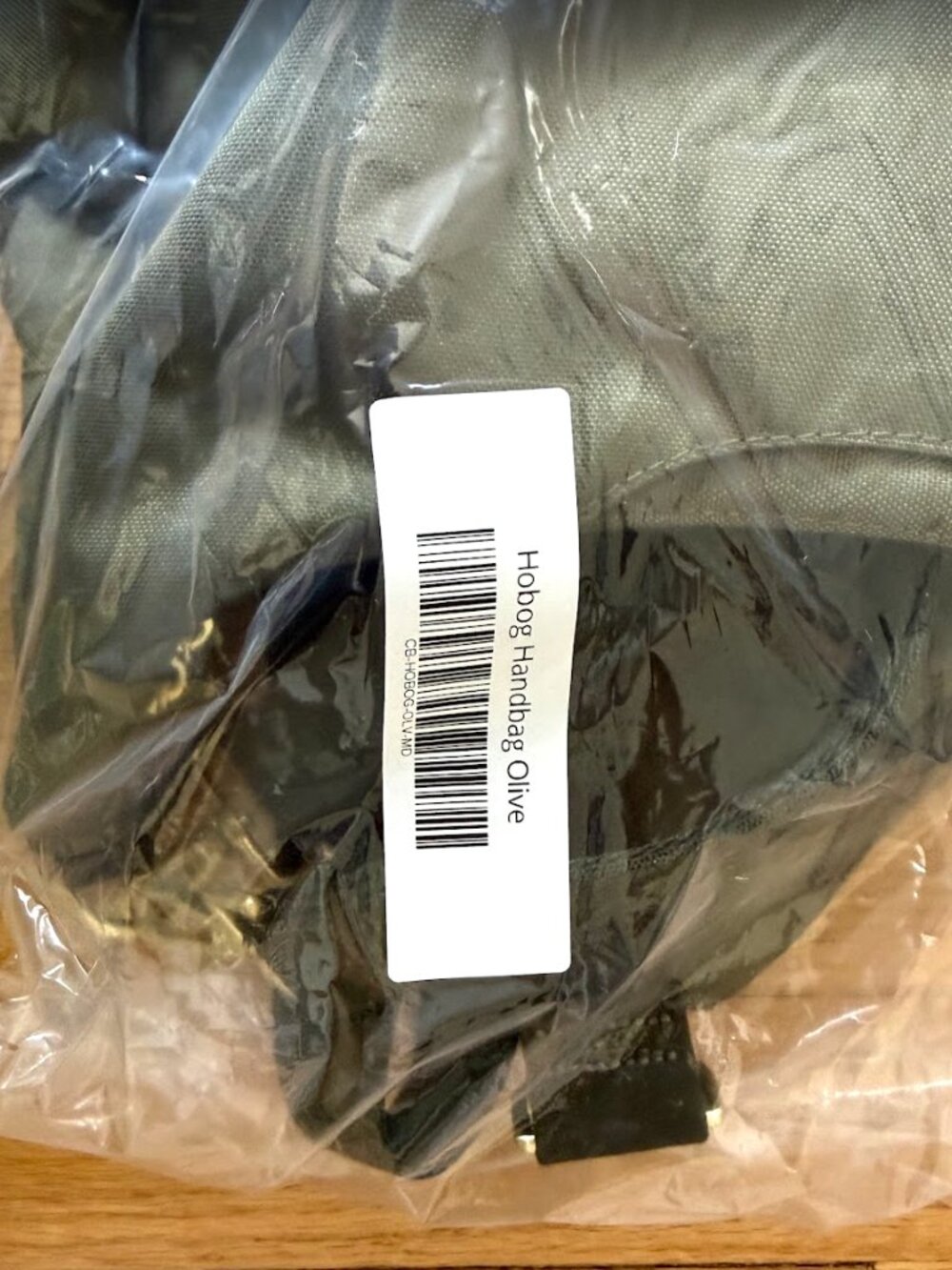 NEW IN BAG: Canvelle Hobo Handbag, Olive, new in packaging (ships fast) - Picture 8 of 8